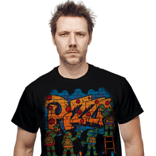 Load image into Gallery viewer, Last_Chance_Shirts Pizza Turtle Graffiti Pizza Turtle Graffiti