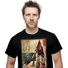 Load image into Gallery viewer, Daily_Deal_Shirts Pyramid Head Woodblock Pyramid Head Woodblock