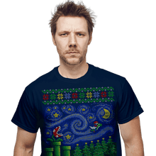 Load image into Gallery viewer, Daily_Deal_Shirts Holiday Starry Flight Holiday Starry Flight