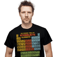Load image into Gallery viewer, Shirts The Periodic Table of Intergalactic Elements The Periodic Table of Intergalactic Elements