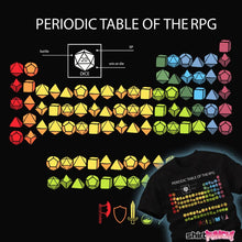 Load image into Gallery viewer, Daily_Deal_Shirts Periodic RPG Table Periodic RPG Table