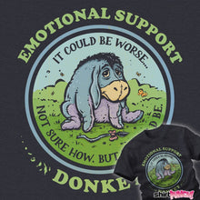 Load image into Gallery viewer, Daily_Deal_Shirts Emotional Support Donkey Emotional Support Donkey
