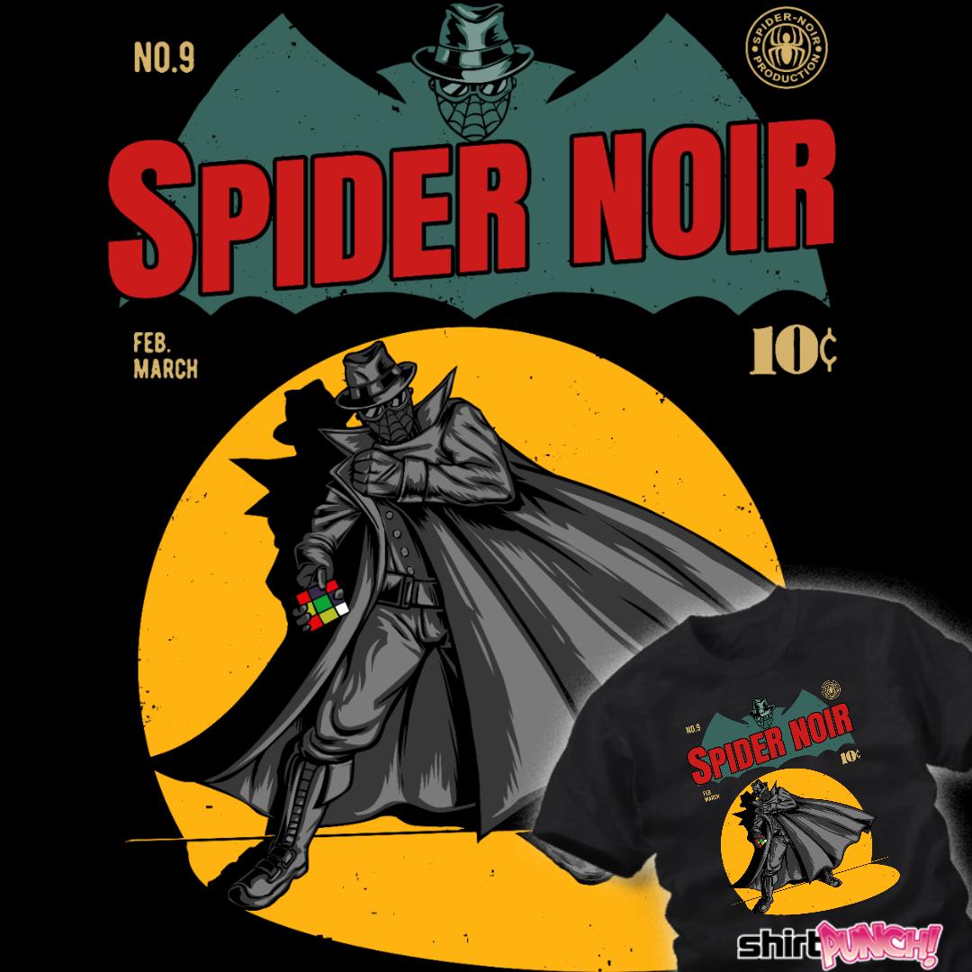 Spider Noir - Nerdy T-Shirt by Joerawks | ShirtPunch