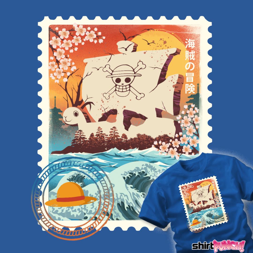 One Piece Stamp - Nerdy T-Shirt by dandingeroz | ShirtPunch
