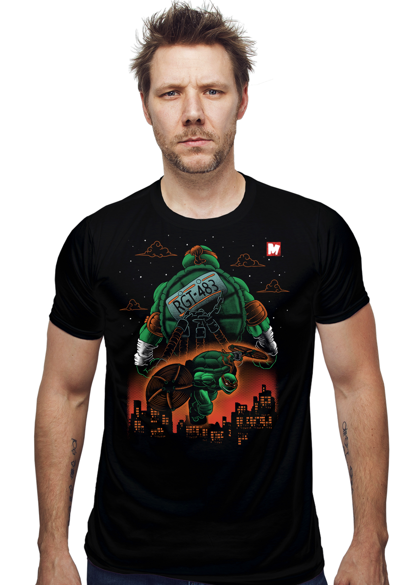 Orange Trickster Ninja - Nerdy T-Shirt by Astrobot_Invention