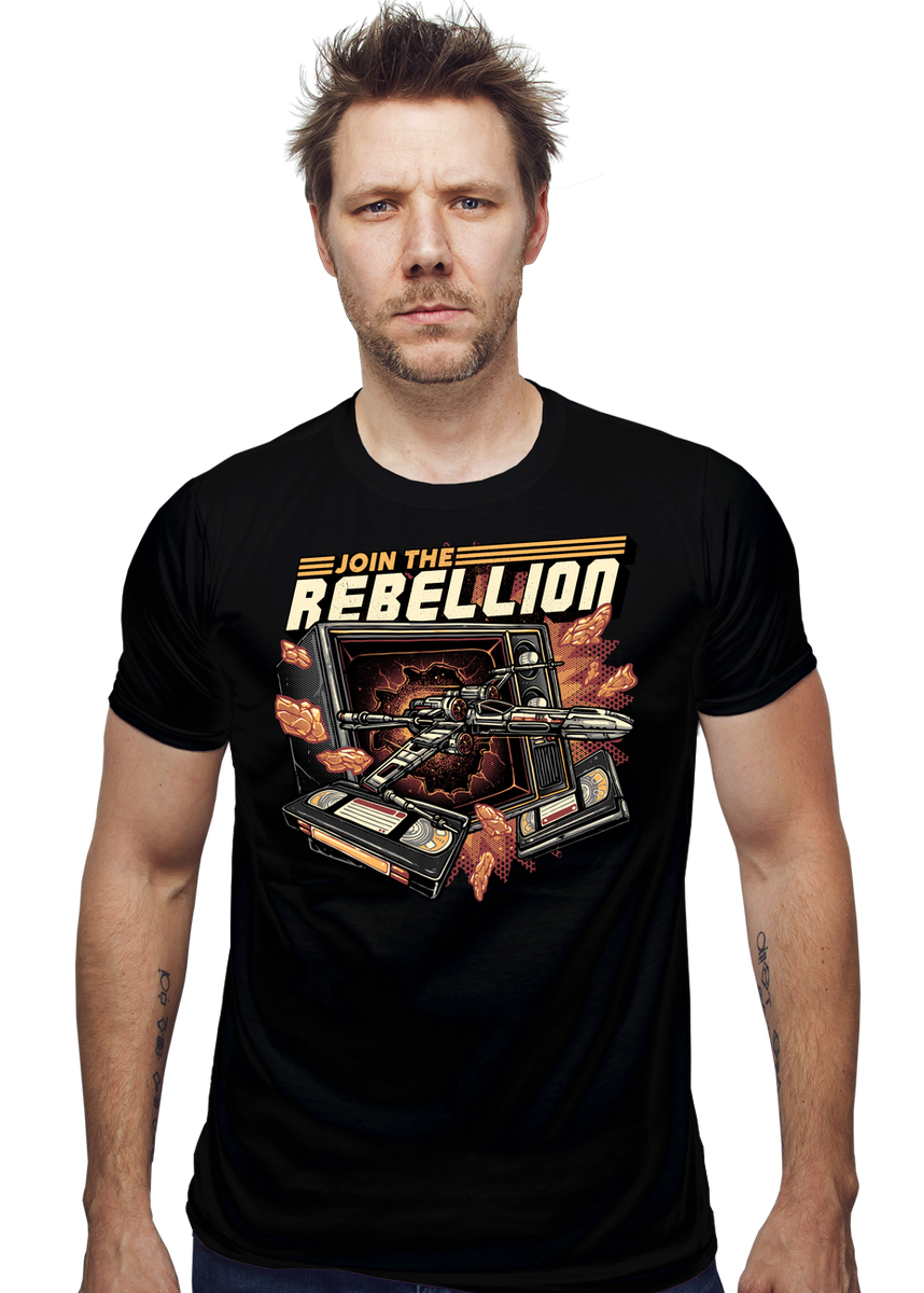 Time To Join The Rebellion - Nerdy T-Shirt by momma_gorilla