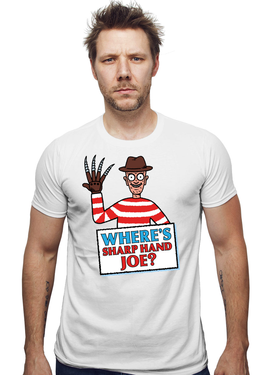 Sharp Hand Joe - Nerdy T-Shirt by mikehandyart | ShirtPunch