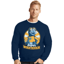 Load image into Gallery viewer, Daily_Deal_Shirts Crewneck Sweater, Unisex / Small / Navy Super Whatever
