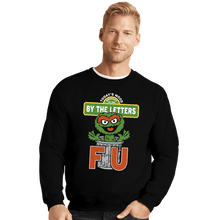 Load image into Gallery viewer, Daily_Deal_Shirts Crewneck Sweater, Unisex / Small / Black Grouchy Letters