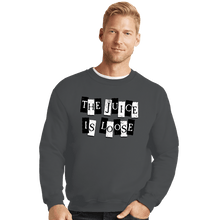 Load image into Gallery viewer, Daily_Deal_Shirts Crewneck Sweater, Unisex / Small / Charcoal The Juice Is Loose
