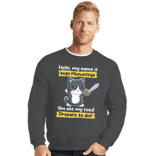 Load image into Gallery viewer, Daily_Deal_Shirts Crewneck Sweater, Unisex / Small / Charcoal Inigo Meowntoya