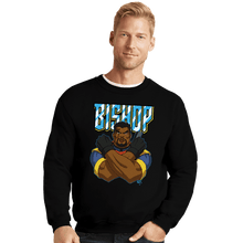 Load image into Gallery viewer, Daily_Deal_Shirts Crewneck Sweater, Unisex / Small / Black Bishop 97