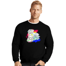 Load image into Gallery viewer, Daily_Deal_Shirts Crewneck Sweater, Unisex / Small / Black Vivid Velocity