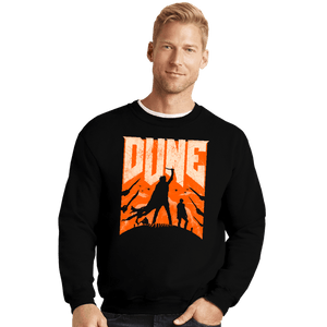 Daily_Deal_Shirts Crewneck Sweater, Unisex / Small / Black Dune Slayer