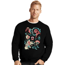 Load image into Gallery viewer, Daily_Deal_Shirts Crewneck Sweater, Unisex / Small / Black Infinite Hunger
