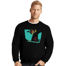 Load image into Gallery viewer, Daily_Deal_Shirts Crewneck Sweater, Unisex / Small / Black Gotcha!