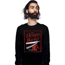 Load image into Gallery viewer, Daily_Deal_Shirts Long Sleeve Shirts, Unisex / Small / Black The Demon Barber.
