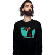 Load image into Gallery viewer, Daily_Deal_Shirts Long Sleeve Shirts, Unisex / Small / Black Gotcha!