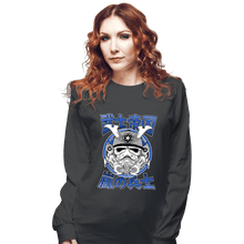 Load image into Gallery viewer, Daily_Deal_Shirts Long Sleeve Shirts, Unisex / Small / Charcoal Storm Samurai.