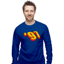 Load image into Gallery viewer, Daily_Deal_Shirts Long Sleeve Shirts, Unisex / Small / Royal Blue '97