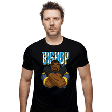 Load image into Gallery viewer, Daily_Deal_Shirts Fitted Shirts, Mens / Small / Black Bishop 97