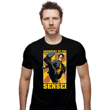 Load image into Gallery viewer, Daily_Deal_Shirts Fitted Shirts, Mens / Small / Black Assistant To The Sensei