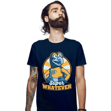 Load image into Gallery viewer, Daily_Deal_Shirts Fitted Shirts, Mens / Small / Navy Super Whatever