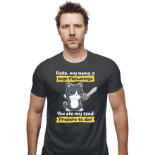 Load image into Gallery viewer, Daily_Deal_Shirts Fitted Shirts, Mens / Small / Charcoal Inigo Meowntoya