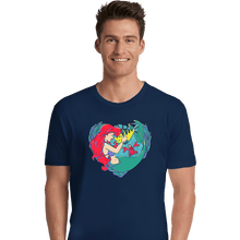 Load image into Gallery viewer, Daily_Deal_Shirts Premium Shirts, Unisex / Small / Navy Mermaid Love