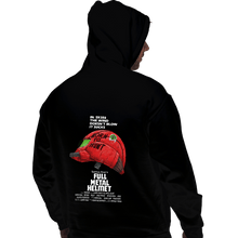 Load image into Gallery viewer, Shirts Pullover Hoodies, Unisex / Small / Black Full Metal Helmet