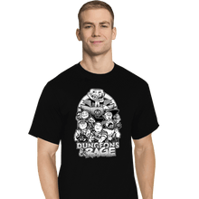 Load image into Gallery viewer, Daily_Deal_Shirts T-Shirts, Tall / Large / Black Dungeons & Rage