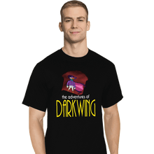 Load image into Gallery viewer, Secret_Shirts T-Shirts, Tall / Large / Black Darkwing Animated Series