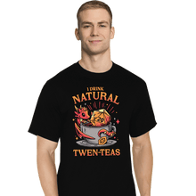 Load image into Gallery viewer, Daily_Deal_Shirts T-Shirts, Tall / Large / Black D20 Tea Time