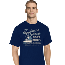 Load image into Gallery viewer, Secret_Shirts T-Shirts, Tall / Large / Navy Drufresne Redding Boat Tours
