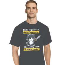 Load image into Gallery viewer, Daily_Deal_Shirts T-Shirts, Tall / Large / Charcoal Inigo Meowntoya