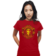 Load image into Gallery viewer, Daily_Deal_Shirts Fitted Shirts, Woman / Small / Red Lannister United