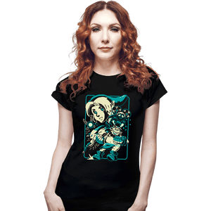 Daily_Deal_Shirts Fitted Shirts, Woman / Small / Black Legendary Shapeshifter