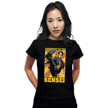 Load image into Gallery viewer, Daily_Deal_Shirts Fitted Shirts, Woman / Small / Black Assistant To The Sensei
