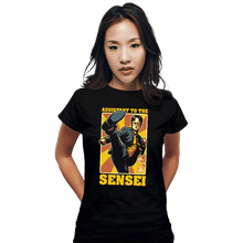Load image into Gallery viewer, Daily_Deal_Shirts Fitted Shirts, Woman / Small / Black Assistant To The Sensei