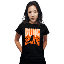 Load image into Gallery viewer, Daily_Deal_Shirts Fitted Shirts, Woman / Small / Black Dune Slayer