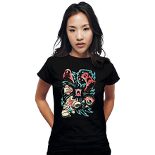 Load image into Gallery viewer, Daily_Deal_Shirts Fitted Shirts, Woman / Small / Black Infinite Hunger