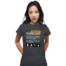 Load image into Gallery viewer, Secret_Shirts Fitted Shirts, Woman / Small / Charcoal Productivity Forecast