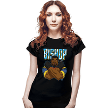 Load image into Gallery viewer, Daily_Deal_Shirts Fitted Shirts, Woman / Small / Black Bishop 97