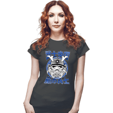 Load image into Gallery viewer, Daily_Deal_Shirts Fitted Shirts, Woman / Small / Charcoal Storm Samurai.