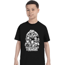 Load image into Gallery viewer, Daily_Deal_Shirts T-Shirts, Youth / XS / Black Dungeons & Rage