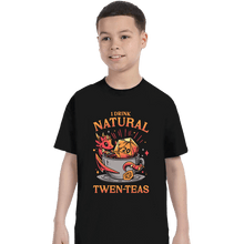 Load image into Gallery viewer, Daily_Deal_Shirts T-Shirts, Youth / XS / Black D20 Tea Time