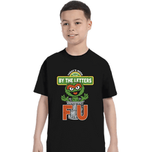 Load image into Gallery viewer, Daily_Deal_Shirts T-Shirts, Youth / XS / Black Grouchy Letters