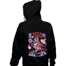 Load image into Gallery viewer, Daily_Deal_Shirts Zippered Hoodies, Unisex / Small / Black Witch Trash