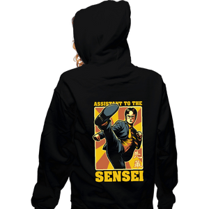 Daily_Deal_Shirts Zippered Hoodies, Unisex / Small / Black Assistant To The Sensei