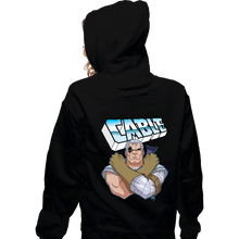 Load image into Gallery viewer, Daily_Deal_Shirts Zippered Hoodies, Unisex / Small / Black Cable 97